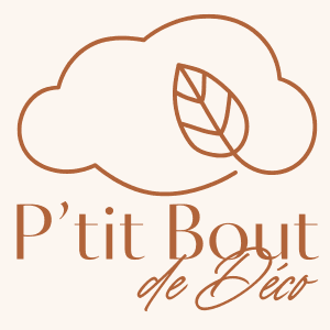 Logo P'tit bout de déco, marque de décoration pour enfant